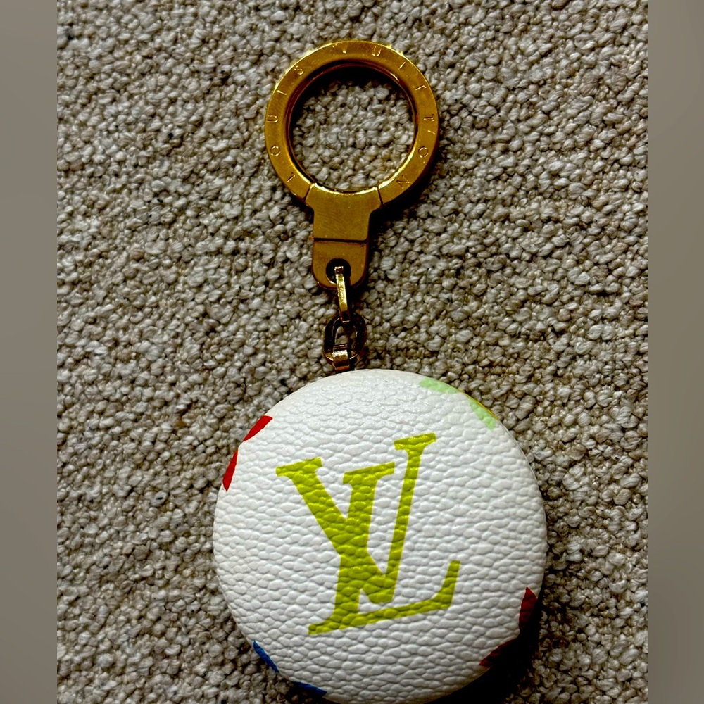 Louis Vuitton Monogram Multicolor Astropill Key Ring/Bag Charm M51911 *USED*